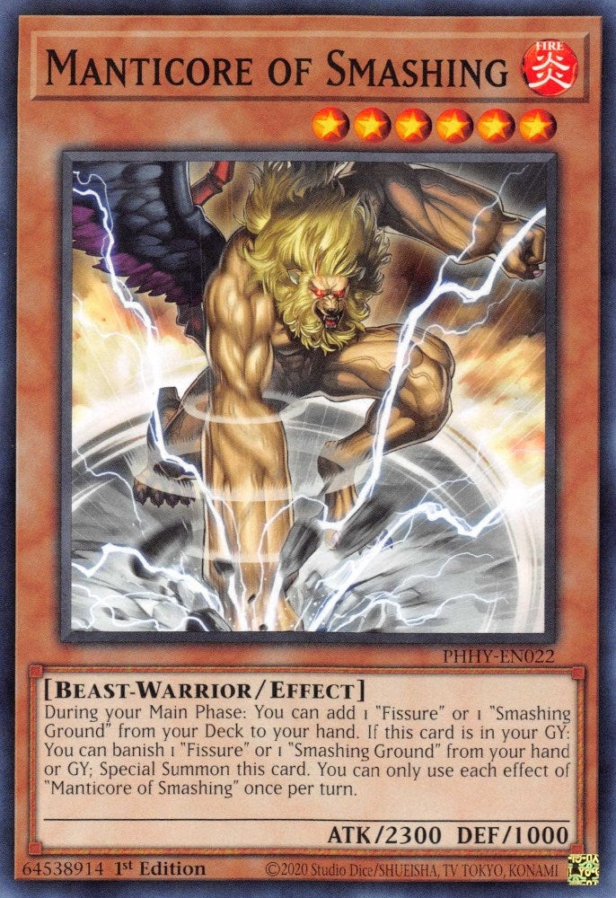 Manticore of Smashing (PHHY-EN022) [PHHY]