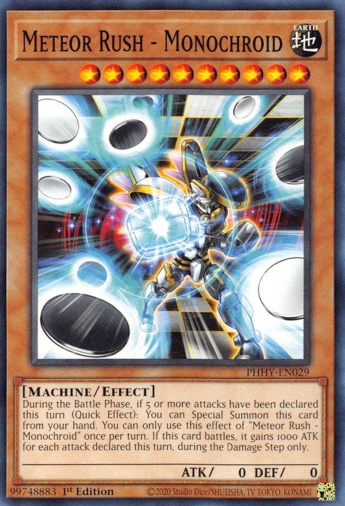 Meteor Rush Monochroid (PHHY-EN029) [PHHY]