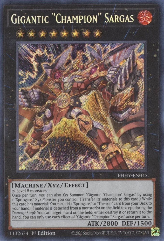 Gigantic Champion Sargas (PHHY-EN045) [PHHY]