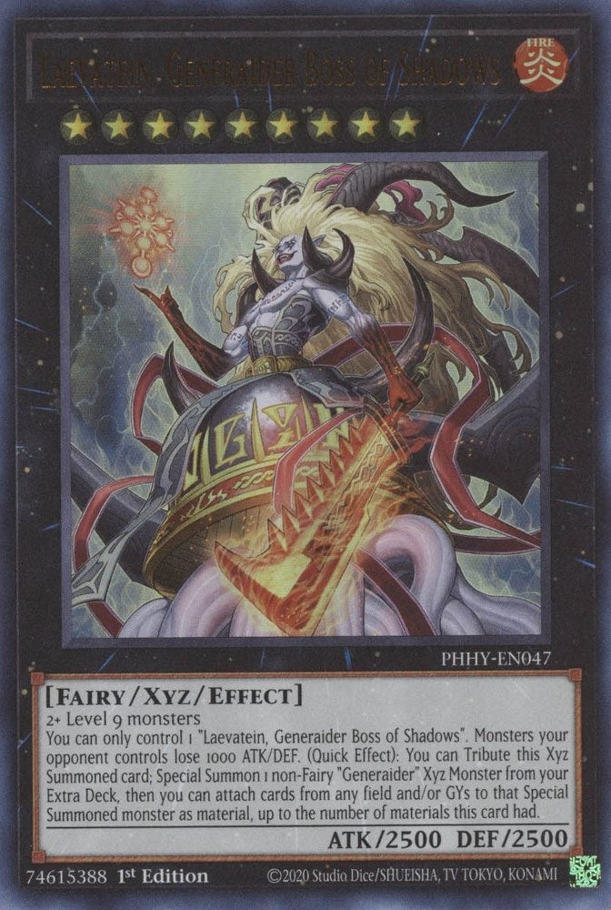 Laevatein Generaider Boss of Shadows (PHHY-EN047) [PHHY]