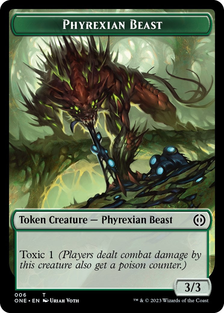 Phyrexian Beast Token (6) [ONE]