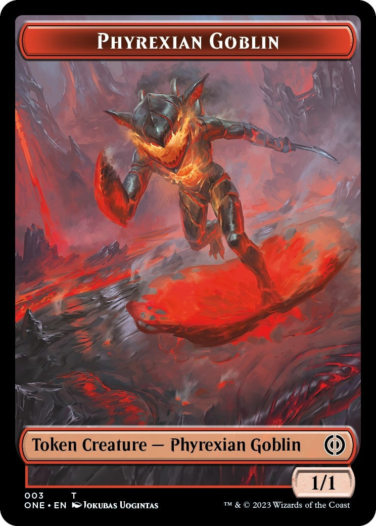 Phyrexian Goblin Token (3) [ONE]
