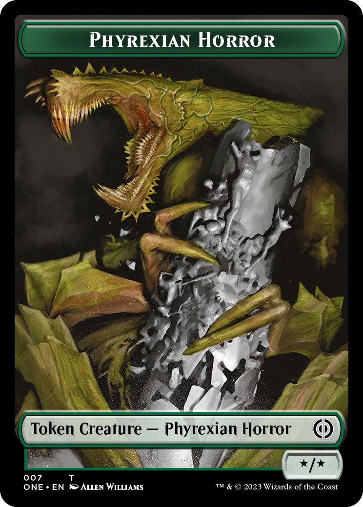 Phyrexian Horror Token 007 (7) [ONE]