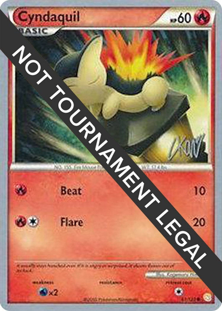 Cyndaquil 2011 Christopher Kan (61/123) [WCD]