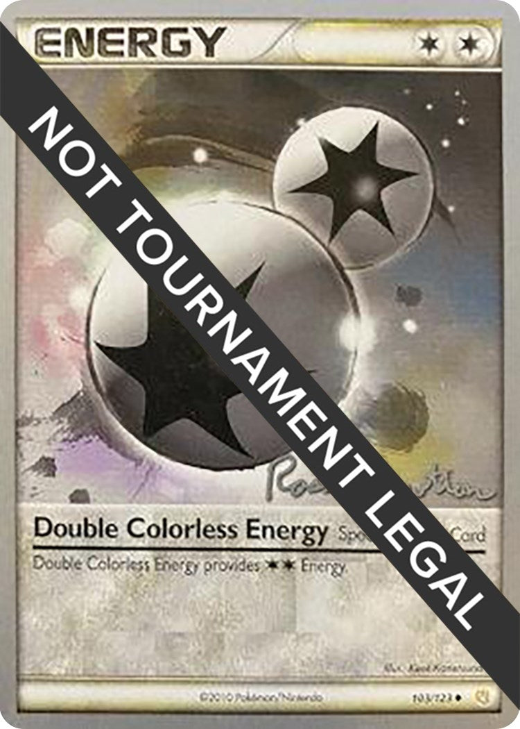 Double Colorless Energy 2011 Ross Cawthon (103/123) [WCD]