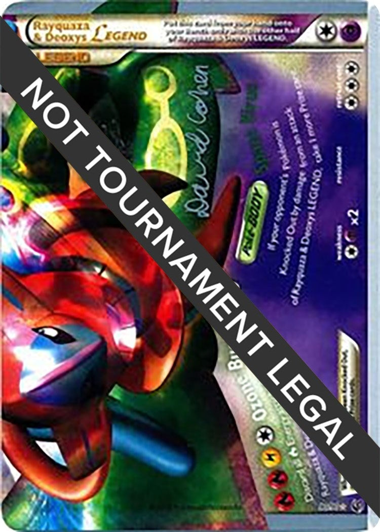 Rayquaza and Deoxys Legend 90 2011 David Cohen (90/90) [WCD]