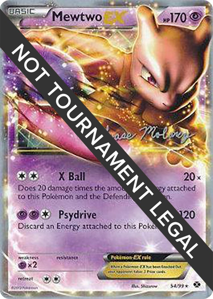 Mewtwo EX 2012 Chase Moloney (54/99) [WCD]
