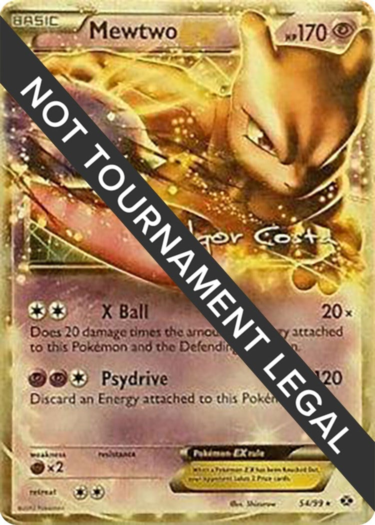Mewtwo EX 2012 Igor Costa (54/99) [WCD]