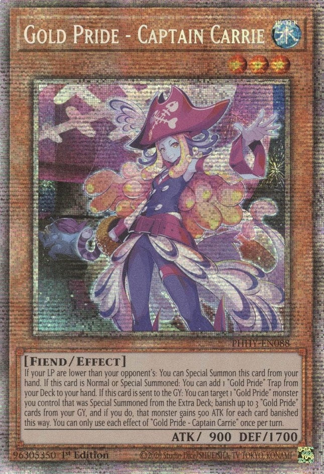 Gold Pride Captain Carrie Starlight Rare (PHHY-EN088) [PHHY]