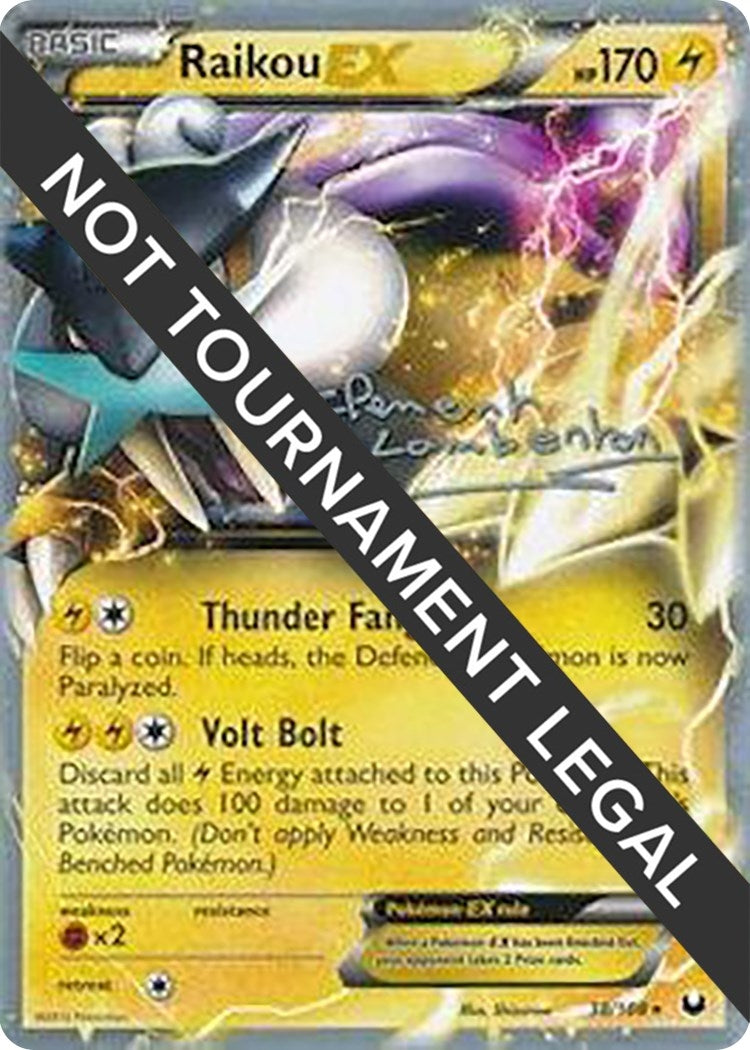 Raikou EX 2013 Clement Lamberton (38/108) [WCD]