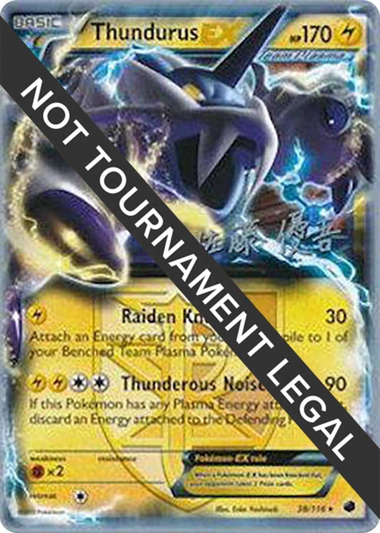 Thundurus EX 2013 Yugo Sato (38/116) [WCD]