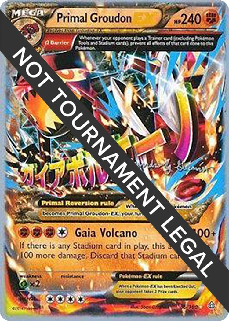 Primal Groudon EX 2015 Alejandro Ng Guzman (86/160) [WCD]