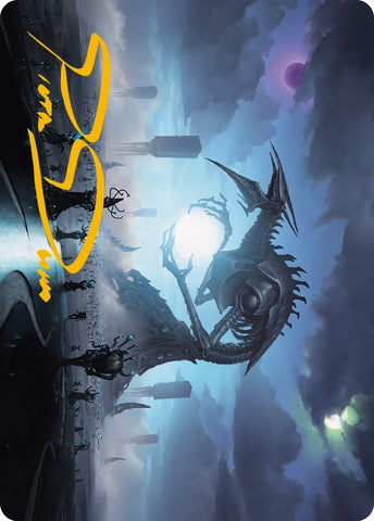 Blue Suns Twilight Art Card Gold Stamped Signature (13) [ASONE]