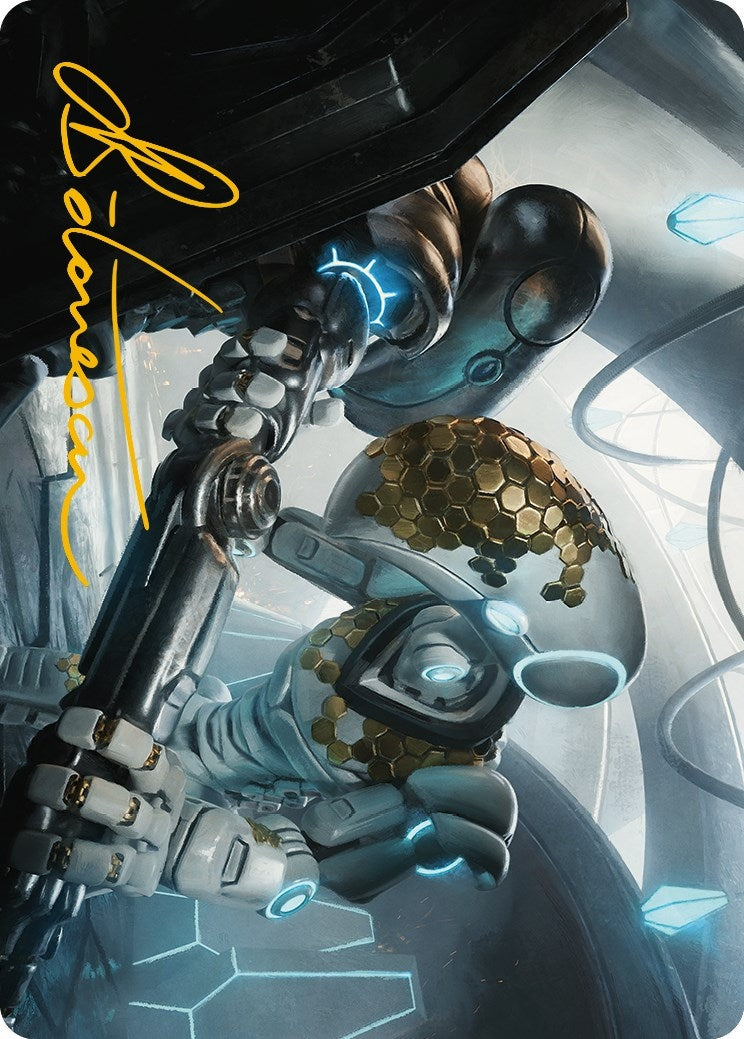 Myr Kinsmith Art Card Gold Stamped Signature (56) [ASONE]