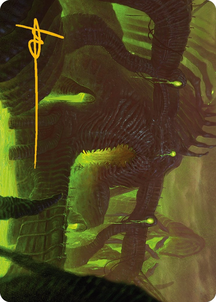 The Dross Pits Art Card Gold Stamped Signature (58) [ASONE]