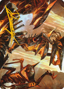 Gleeful Demolition Art Card Gold Stamped Signature (28) [ASONE]