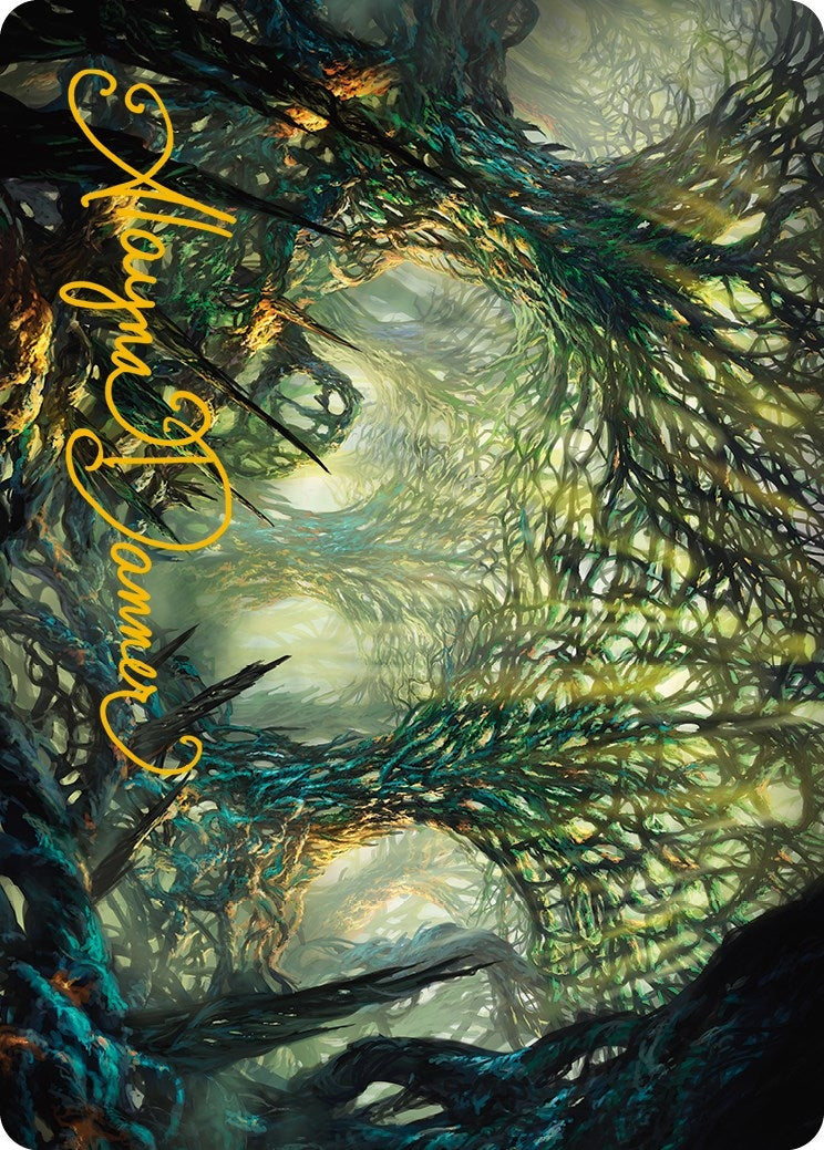 The Hunter Maze Art Card Gold Stamped Signature (60) [ASONE]