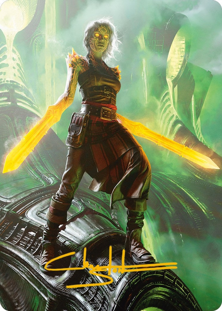 Nahiri the Unforgiving Art Card 51 81 Gold Stamped Signature (51) [ASONE]