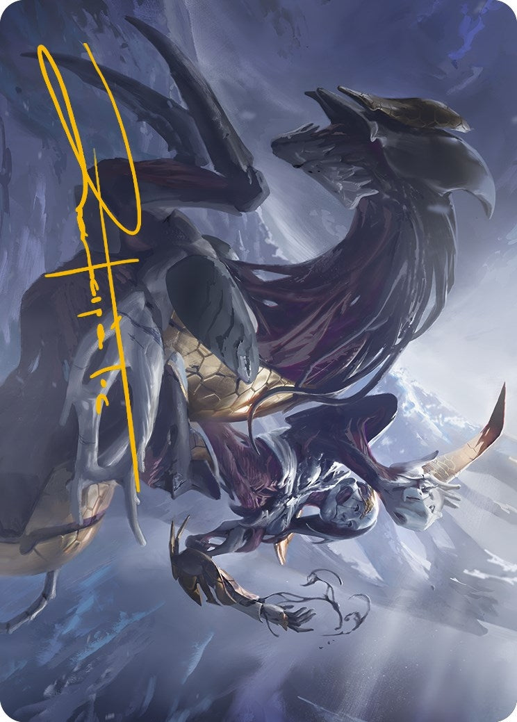 Ria Ivor Bane of Bladehold Art Card Gold Stamped Signature (53) [ASONE]