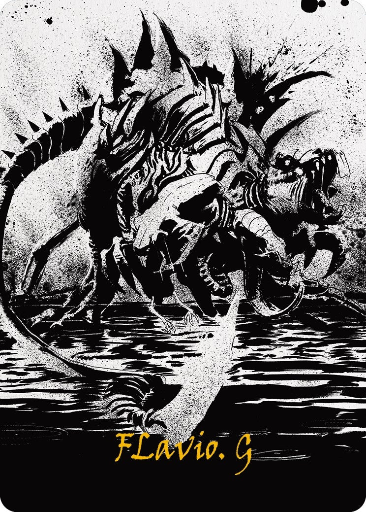 Karumonix the Rat King Art Card Gold Stamped Signature (70) [ASONE]