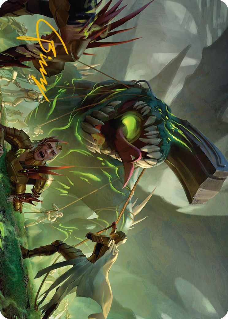 Noxious Assault Art Card Gold Stamped Signature (41) [ASONE]