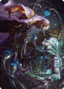 Mirage Mockery Art Card [Phyrexia: All Will Be One Art Series]