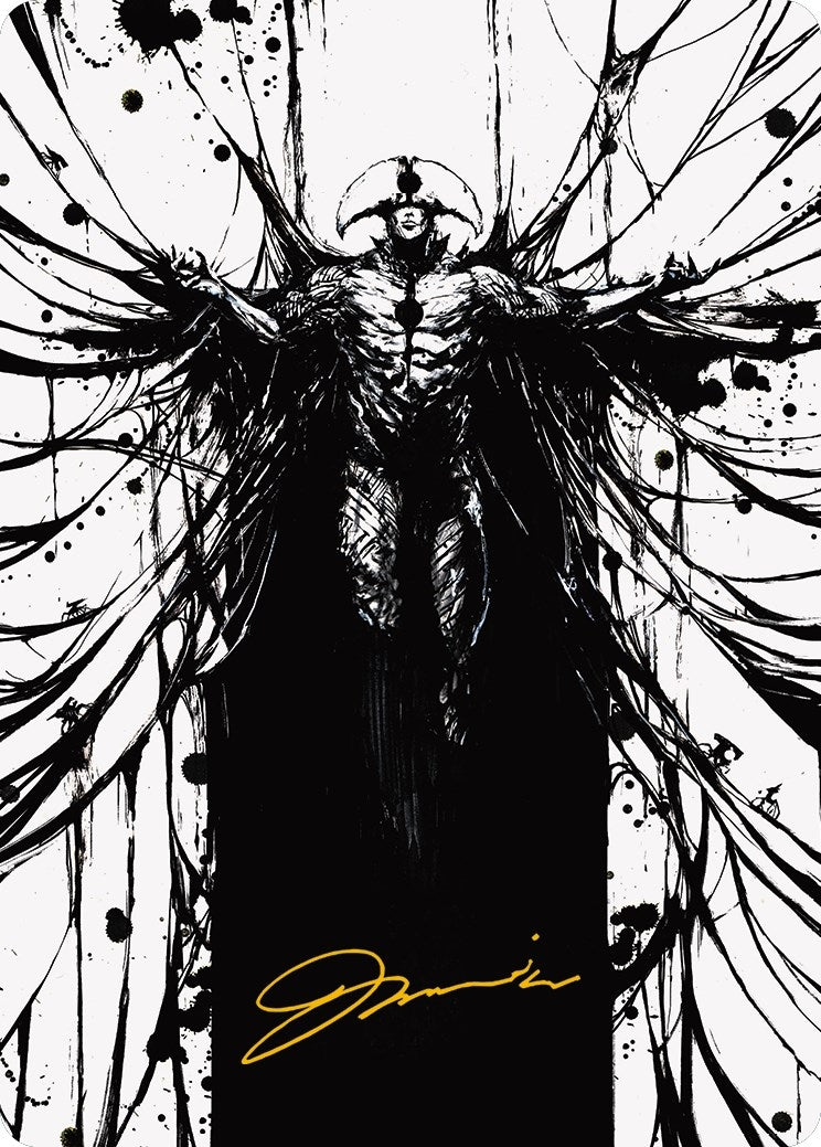 Sinew Dancer Art Card Gold Stamped Signature (66) [ASONE]