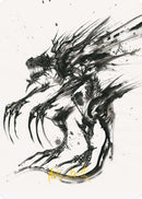 Phyrexian Obliterator Art Card Gold Stamped Signature (71) [ASONE]