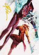Hexgold Slash Art Card Gold Stamped Signature (30) [ASONE]