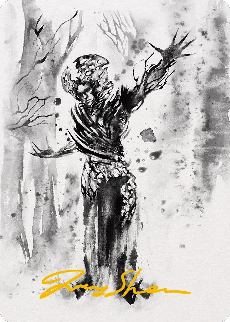 Rustvine Cultivator Art Card Gold Stamped Signature (75) [ASONE]
