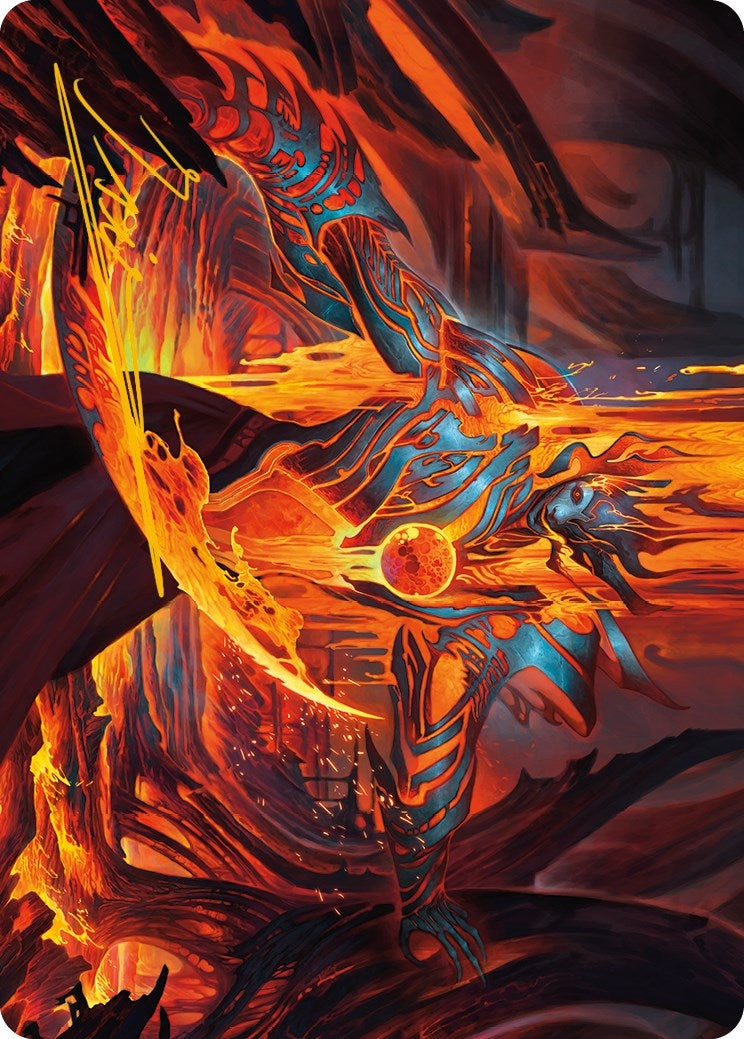 Free From Flesh Art Card Gold Stamped Signature (27) [ASONE]
