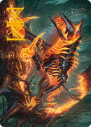 Kuldotha Cackler Art Card Gold Stamped Signature (32) [ASONE]