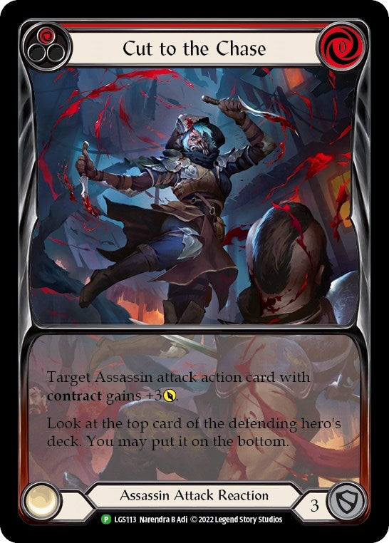 Image for Cut to the Chase (Red) [Flesh and Blood: Promo Cards]