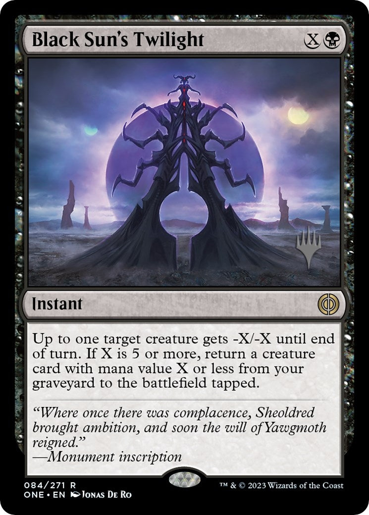 Black Sun's Twilight (Promo Pack) [Phyrexia: All Will Be One Promos]