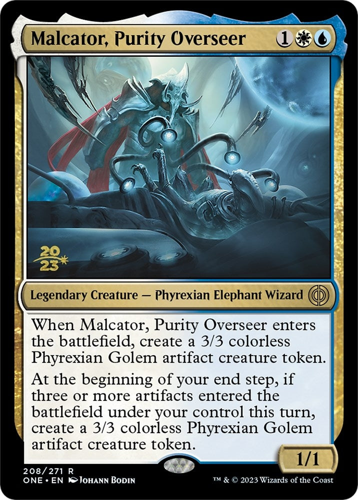 Malcator, Purity Overseer [Phyrexia: All Will Be One Prerelease Promos]
