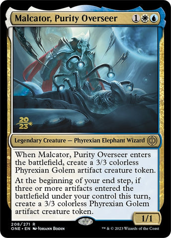 Malcator, Purity Overseer [Phyrexia: All Will Be One Prerelease Promos]