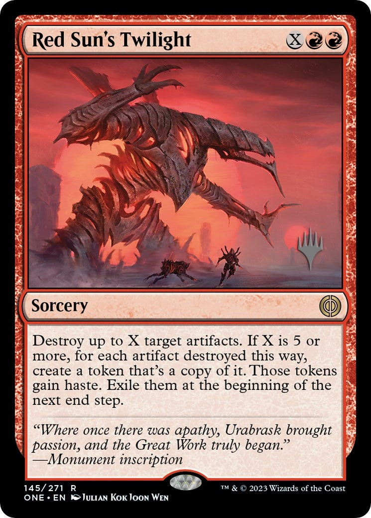 Red Sun's Twilight (Promo Pack) [Phyrexia: All Will Be One Promos]