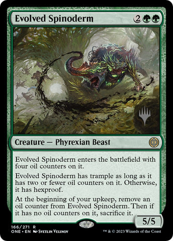 Evolved Spinoderm (Promo Pack) [Phyrexia: All Will Be One Promos]