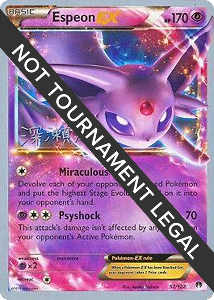 Espeon EX 2017 Kabu Fukase (52/122) [WCD]