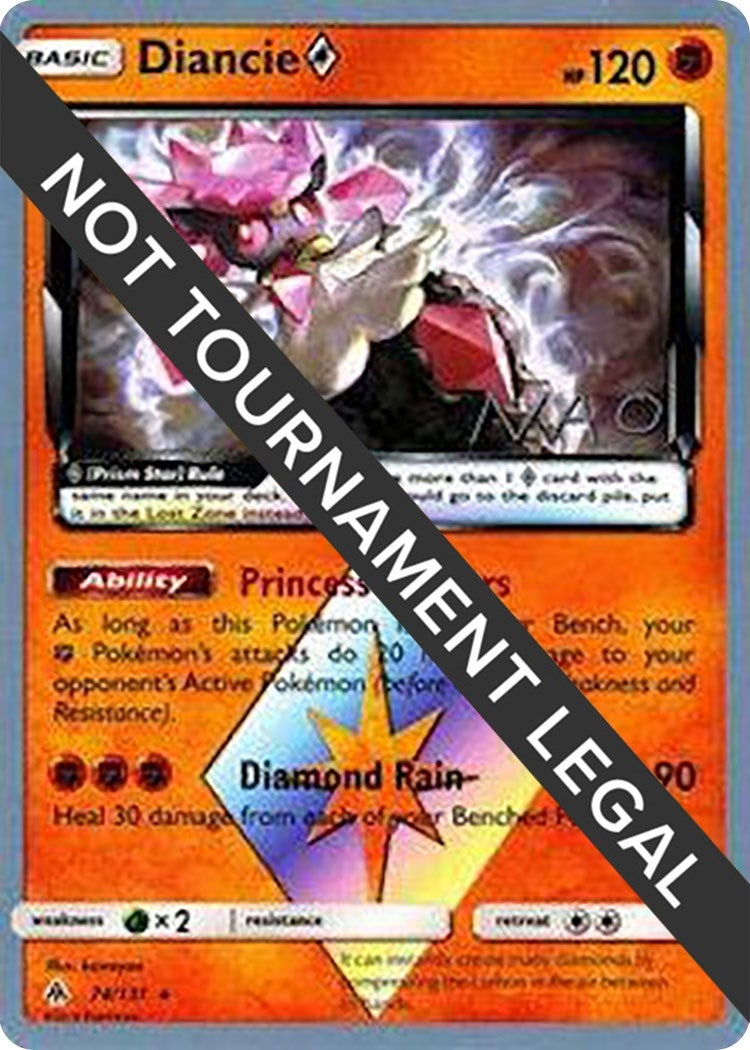 Diancie Prism Star 2018 Naohito Inoue (74/131) [WCD]
