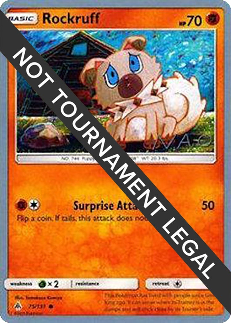 Rockruff 2018 Naohito Inoue (75/131) [WCD]