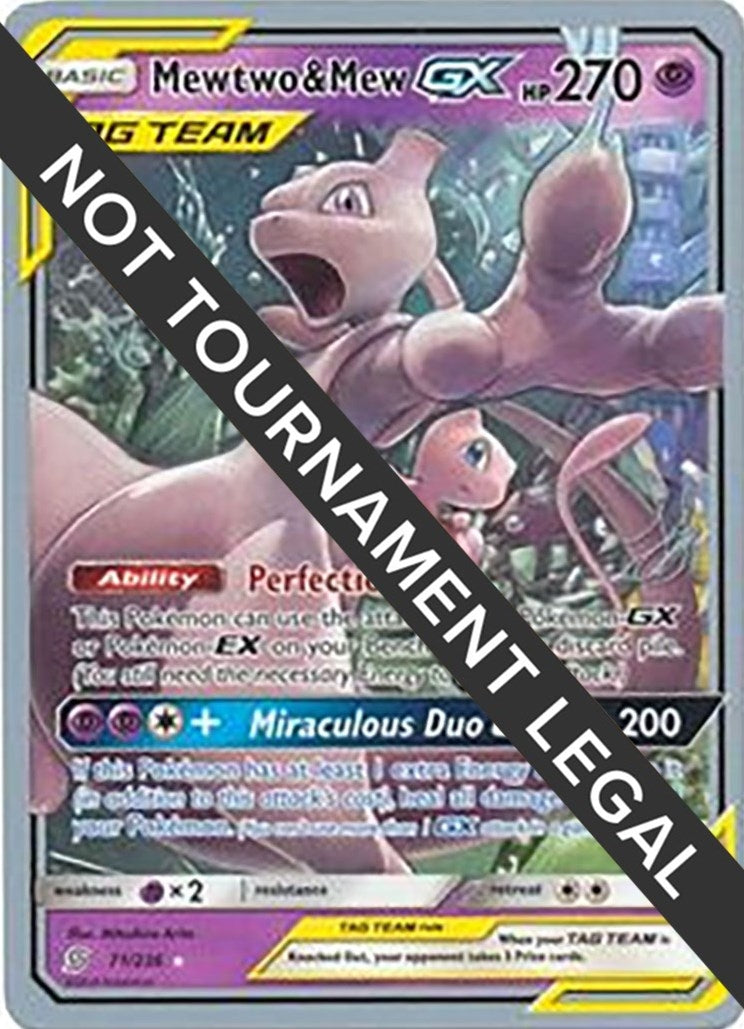 Mewtwo and Mew GX 2019 Henry Brand (71/236) [WCD]