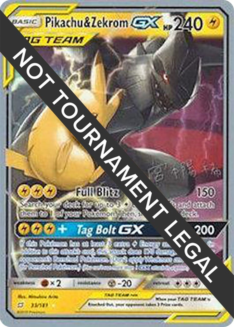 Pikachu and Zekrom GX 2019 Haruki Miyamoto (33/181) [WCD]