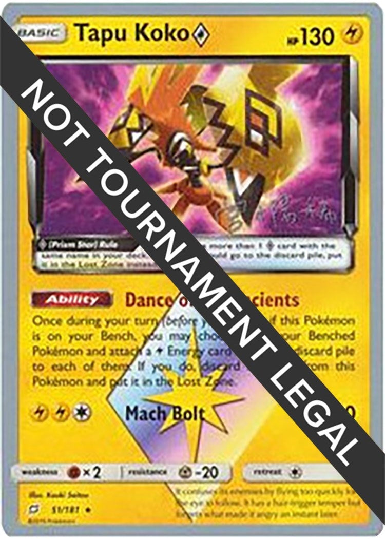 Tapu Koko Prism Star 2019 Haruki Miyamoto (51/181) [WCD]