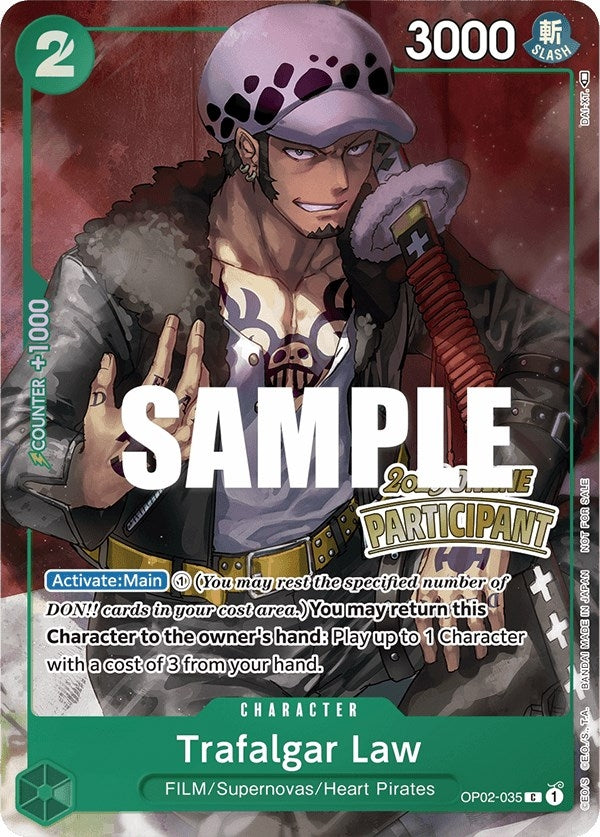 Trafalgar Law Online Regional 2023 Participant (OP02-035) [OP-PR]