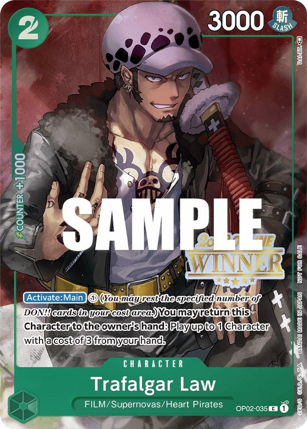 Trafalgar Law Online Regional 2023 Winner (OP02-035) [OP-PR]