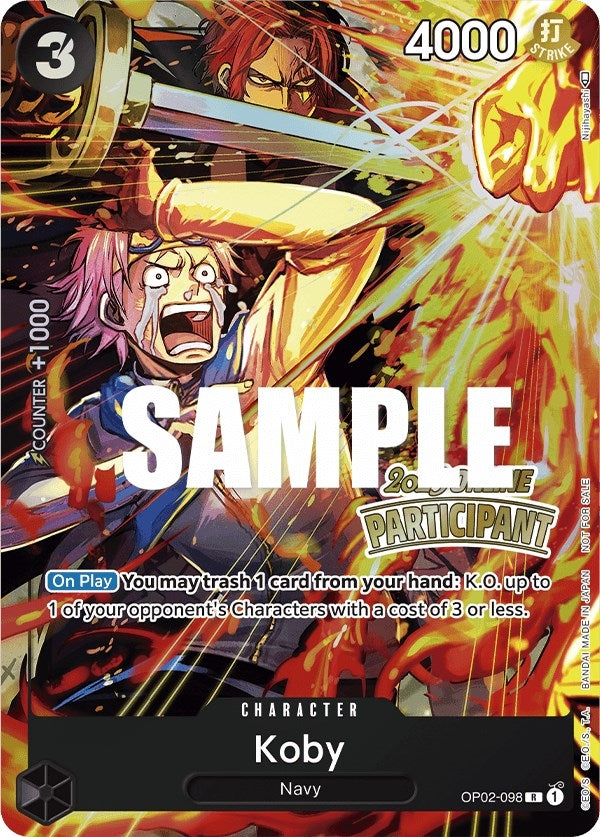 Koby Online Regional 2023 Participant (OP02-098) [OP-PR]