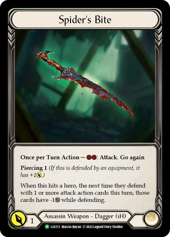 Image for Spider's Bite [Flesh and Blood: Promo Cards]