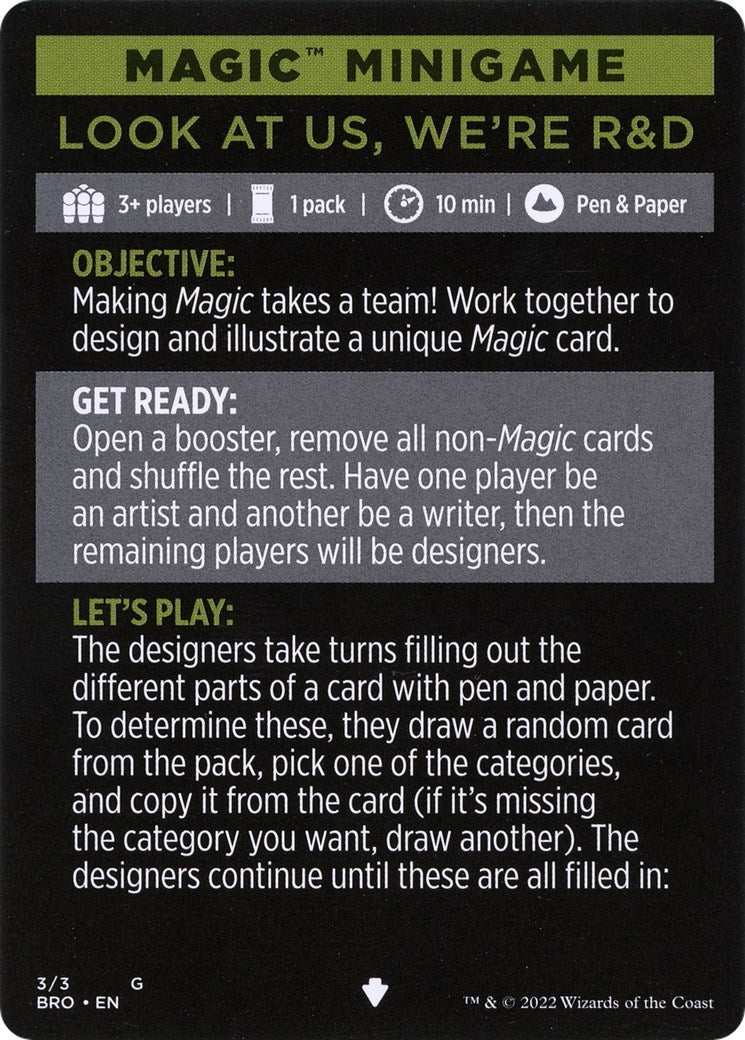 Magic Minigame Look at Us Were RandD (3) [BRO]