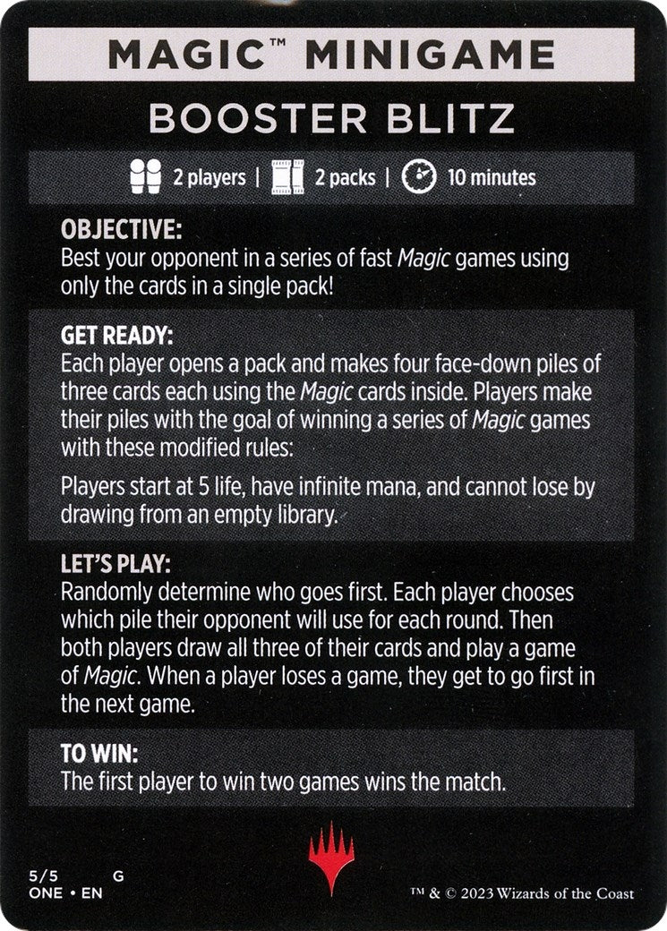 Magic Minigame Booster Blitz (5) [ONE]